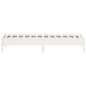 vidaXL Estructura de cama madera maciza de pino blanco 90x200 cm vidaXL Estructura de cama madera maciza de pino blanco 90x200 cm