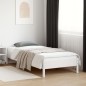 vidaXL Estructura de cama madera maciza de pino blanco 100x200 cm