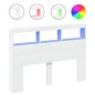 vidaXL Cabecero de cama con LED blanco 140x17x102 cm vidaXL Cabecero de cama con LED blanco 140x17x102 cm