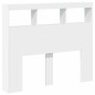 vidaXL Cabecero de cama con LED blanco 120x17x102 cm vidaXL Cabecero de cama con LED blanco 120x17x102 cm