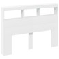vidaXL Cabecero de cama con LED blanco 140x17x102 cm vidaXL Cabecero de cama con LED blanco 140x17x102 cm