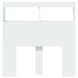 vidaXL Cabecero de cama con LED blanco 100x17x102 cm vidaXL Cabecero de cama con LED blanco 100x17x102 cm