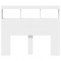 vidaXL Cabecero de cama con LED blanco 120x17x102 cm vidaXL Cabecero de cama con LED blanco 120x17x102 cm