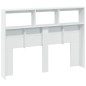 vidaXL Cabecero de cama con LED blanco 140x17x102 cm vidaXL Cabecero de cama con LED blanco 140x17x102 cm