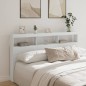 vidaXL Cabecero de cama con LED blanco 180x17x102 cm vidaXL Cabecero de cama con LED blanco 180x17x102 cm