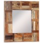 vidaXL Espejo de pared madera maciza reciclada 50x50 cm vidaXL Espejo de pared madera maciza reciclada 50x50 cm