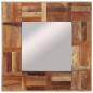 vidaXL Espejo de pared madera maciza reciclada 50x50 cm vidaXL Espejo de pared madera maciza reciclada 50x50 cm