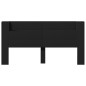 vidaXL Cabecero de cama con LED negro 200x16,5x103,5 cm vidaXL Cabecero de cama con LED negro 200x16,5x103,5 cm