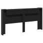 vidaXL Cabecero de cama con LED negro 200x16,5x103,5 cm vidaXL Cabecero de cama con LED negro 200x16,5x103,5 cm