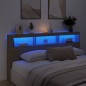 vidaXL Cabecero de cama con luz LED roble Sonoma 200x17x102 cm vidaXL Cabecero de cama con luz LED roble Sonoma 200x17x102 cm