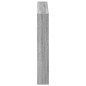 vidaXL Cabecero de cama con luz LED gris Sonoma 100x17x102 cm