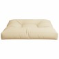 vidaXL Cojín para sofá de palets beige 70x70x12 cm vidaXL Cojín para sofá de palets beige 70x70x12 cm