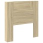 vidaXL Cabecero de cama con luz LED roble Sonoma 100x16,5x103,5 cm vidaXL Cabecero de cama con luz LED roble Sonoma 100x16,5x103,5 cm