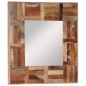 vidaXL Espejo de pared madera maciza reciclada 50x50 cm vidaXL Espejo de pared madera maciza reciclada 50x50 cm