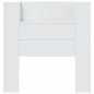 vidaXL Cabecero de cama con luz LED blanco 100x16,5x103,5 cm vidaXL Cabecero de cama con luz LED blanco 100x16,5x103,5 cm