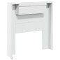 vidaXL Cabecero de cama con luz LED blanco 100x16,5x103,5 cm vidaXL Cabecero de cama con luz LED blanco 100x16,5x103,5 cm