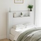 vidaXL Cabecero de cama con luz LED blanco 120x16,5x103,5 cm vidaXL Cabecero de cama con luz LED blanco 120x16,5x103,5 cm