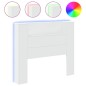 vidaXL Cabecero de cama con luz LED blanco 120x16,5x103,5 cm vidaXL Cabecero de cama con luz LED blanco 120x16,5x103,5 cm