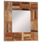vidaXL Espejo de pared madera maciza reciclada 50x50 cm vidaXL Espejo de pared madera maciza reciclada 50x50 cm