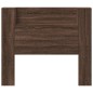 vidaXL Cabecero de cama con luz LED marrón roble 120x16,5x103,5 cm
