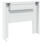 vidaXL Cabecero de cama con luz LED blanco 120x16,5x103,5 cm vidaXL Cabecero de cama con luz LED blanco 120x16,5x103,5 cm