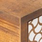 vidaXL Aparador con estampado madera maciza de mango 130x30x70 cm vidaXL Aparador con estampado madera maciza de mango 130x30x70 cm