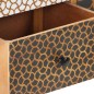 vidaXL Aparador con estampado madera maciza de mango 130x30x70 cm vidaXL Aparador con estampado madera maciza de mango 130x30x70 cm