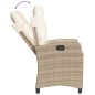 vidaXL Set comedor de jardín 5 pzas con cojines ratán sintético beige vidaXL Set comedor de jardín 5 pzas con cojines ratán sintético beige