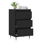 vidaXL Aparador madera de ingeniería negro 40x35x70 cm vidaXL Aparador madera de ingeniería negro 40x35x70 cm
