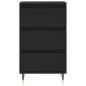 vidaXL Aparador madera de ingeniería negro 40x35x70 cm vidaXL Aparador madera de ingeniería negro 40x35x70 cm