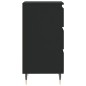 vidaXL Aparador madera de ingeniería negro 40x35x70 cm vidaXL Aparador madera de ingeniería negro 40x35x70 cm