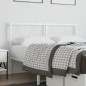 vidaXL Cabecero de metal blanco 135 cm vidaXL Cabecero de metal blanco 135 cm