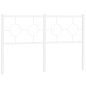 vidaXL Cabecero de metal blanco 135 cm vidaXL Cabecero de metal blanco 135 cm