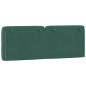 vidaXL Cabecero de cama acolchado terciopelo verde oscuro 120 cm vidaXL Cabecero de cama acolchado terciopelo verde oscuro 120 cm