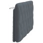 vidaXL Cabecero de cama acolchado terciopelo gris oscuro 140 cm vidaXL Cabecero de cama acolchado terciopelo gris oscuro 140 cm