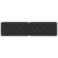 vidaXL Cabecero de cama acolchado terciopelo negro 200 cm vidaXL Cabecero de cama acolchado terciopelo negro 200 cm