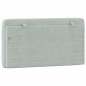 vidaXL Cabecero de cama acolchado terciopelo gris claro 100 cm vidaXL Cabecero de cama acolchado terciopelo gris claro 100 cm