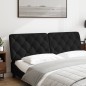 vidaXL Cabecero de cama acolchado terciopelo negro 160 cm vidaXL Cabecero de cama acolchado terciopelo negro 160 cm