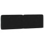vidaXL Cabecero de cama acolchado terciopelo negro 160 cm vidaXL Cabecero de cama acolchado terciopelo negro 160 cm