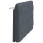 vidaXL Cabecero de cama acolchado terciopelo gris oscuro 120 cm vidaXL Cabecero de cama acolchado terciopelo gris oscuro 120 cm