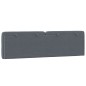 vidaXL Cabecero de cama acolchado terciopelo gris oscuro 180 cm vidaXL Cabecero de cama acolchado terciopelo gris oscuro 180 cm