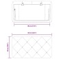 vidaXL Cabecero de cama acolchado terciopelo gris claro 80 cm vidaXL Cabecero de cama acolchado terciopelo gris claro 80 cm