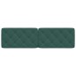 vidaXL Cabecero de cama acolchado terciopelo verde oscuro 180 cm vidaXL Cabecero de cama acolchado terciopelo verde oscuro 180 cm