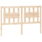 vidaXL Cabecero de cama madera maciza de pino 125,5x4x100 cm vidaXL Cabecero de cama madera maciza de pino 125,5x4x100 cm