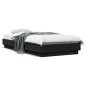 vidaXL Estructura de cama madera de ingeniería negra 100x200 cm vidaXL Estructura de cama madera de ingeniería negra 100x200 cm