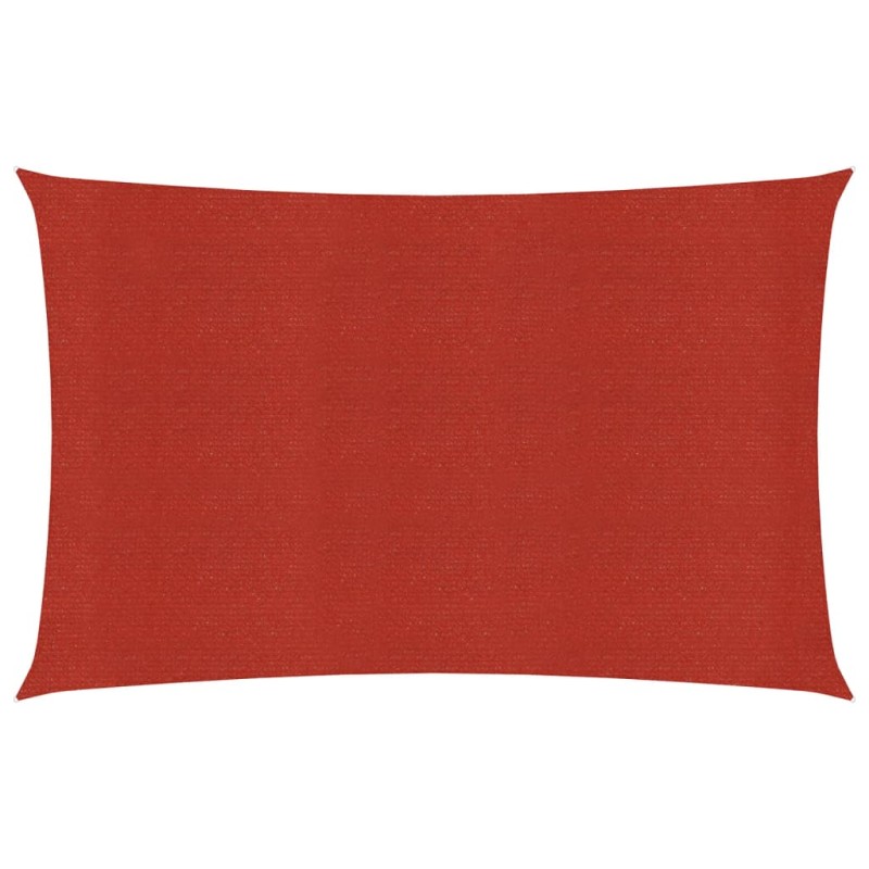 vidaXL Toldo de vela rojo HDPE 160 g/m² 2x4,5 m vidaXL Toldo de vela rojo HDPE 160 g/m² 2x4,5 m