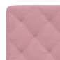 vidaXL Estructura de cama con luces LED terciopelo rosa 160x200 cm vidaXL Estructura de cama con luces LED terciopelo rosa 160x200 cm