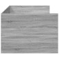 vidaXL Tumbona con cajones madera ingeniería gris Sonoma 90x200 cm vidaXL Tumbona con cajones madera ingeniería gris Sonoma 90x200 cm