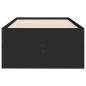 vidaXL Tumbona con cajones madera de ingeniería negro 90x200 cm vidaXL Tumbona con cajones madera de ingeniería negro 90x200 cm