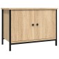 vidaXL Mueble de TV madera contrachapada roble Sonoma 60x35x45 cm vidaXL Mueble de TV madera contrachapada roble Sonoma 60x35x45 cm